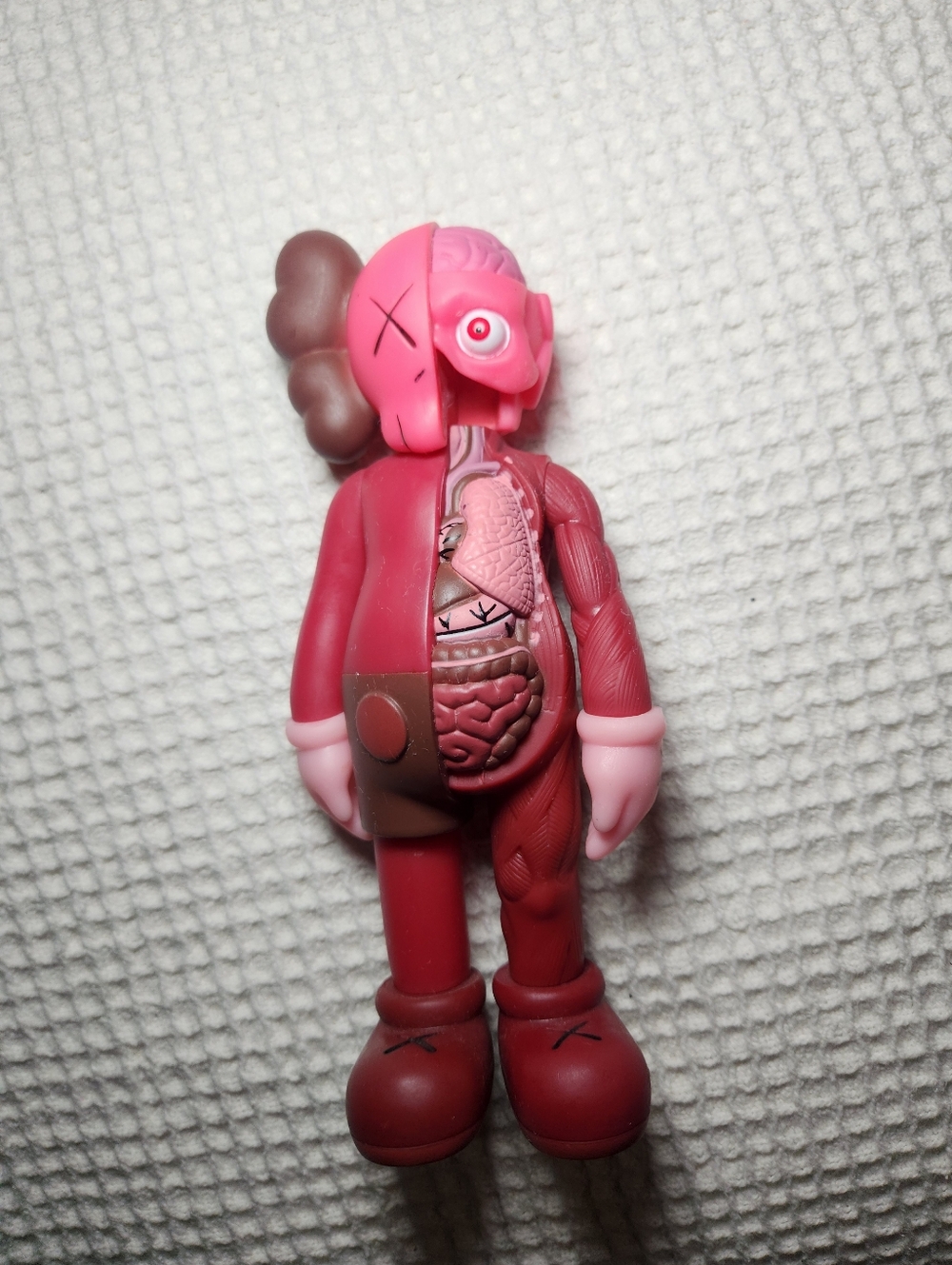 KAWS Companion Dissected Flayed Open Edition Red Blush 100% Authentic Half Body